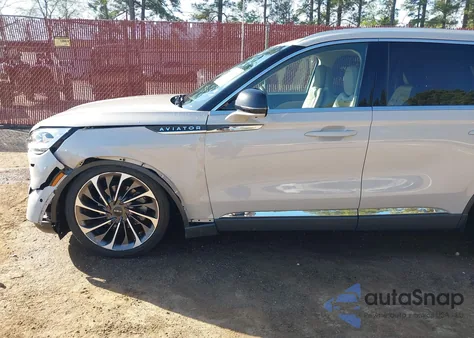 2020 Lincoln Aviator Reserve из США, поврежденный, VIN 5LM5J7XC7LGL24367